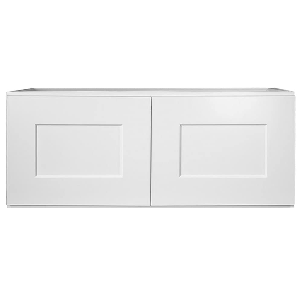 White Shaker Style Bridge Cabinet P48405