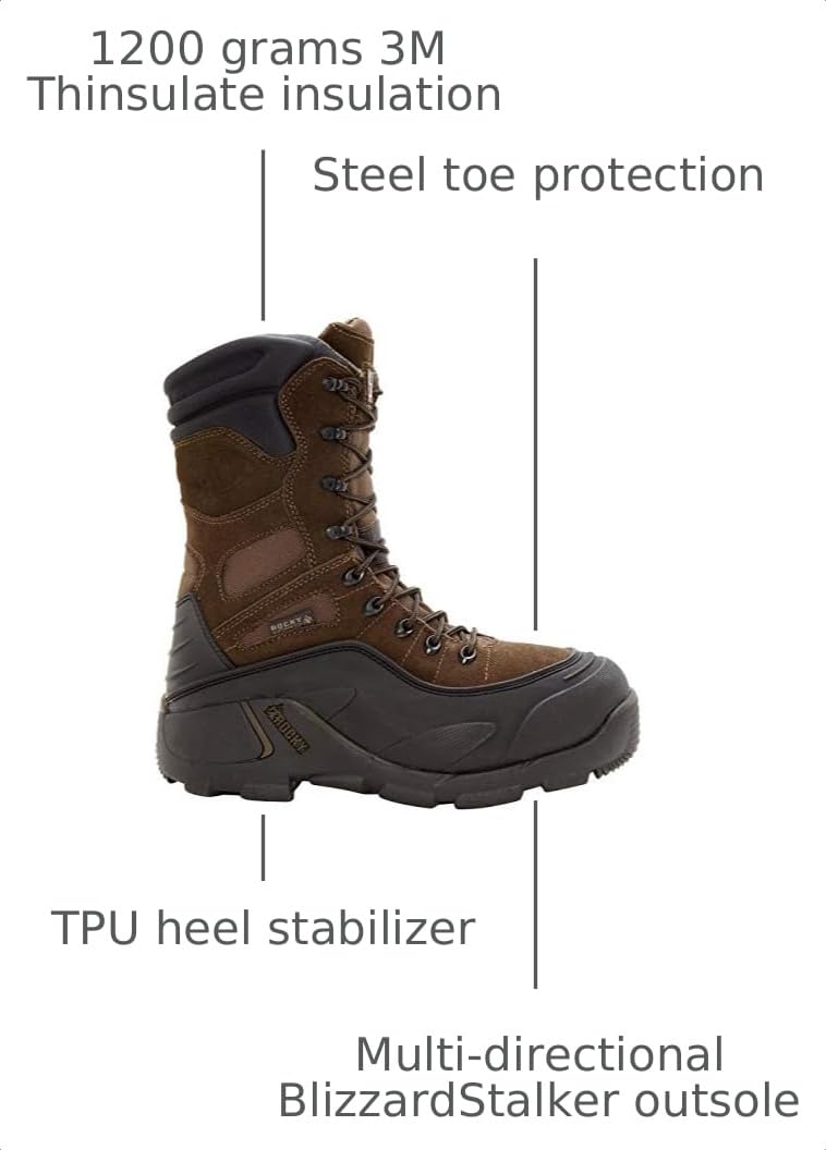 Steel Toe Waterproof Insulated Work Boot D121