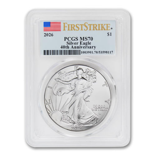 1 oz American Silver Eagle Coin MS-70 A5213