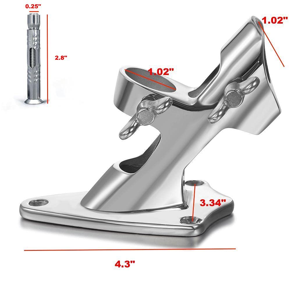 1 Inch Stainless Steel Flag Pole Holder Z499174