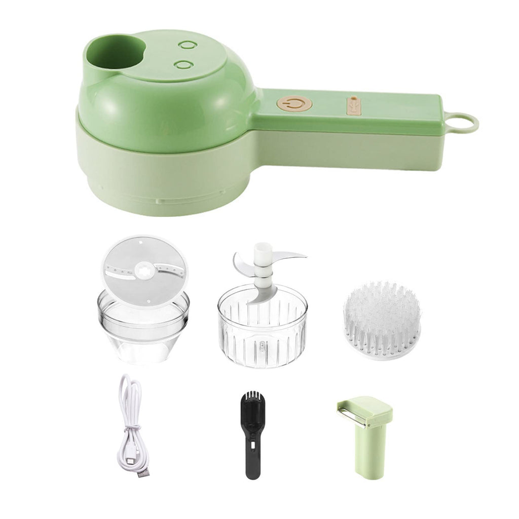 4 In 1 Cordless Electric Vegetable Cutter X2383
