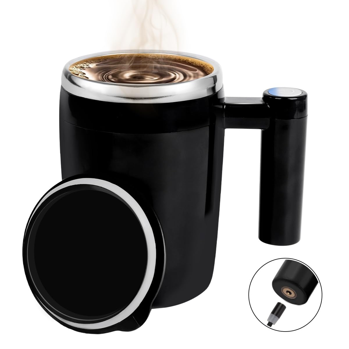 14oz Rechargeable Self Stirring Coffee Mug X478
