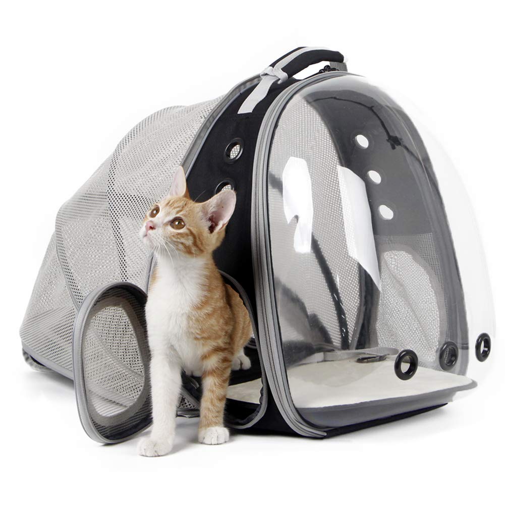 Expandable Cat Backpack Carrier with Bubble Window S5551