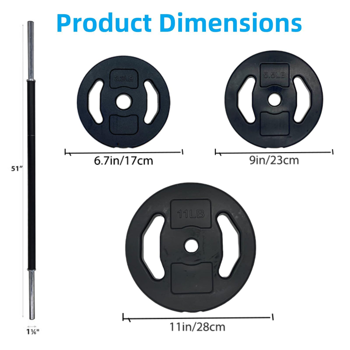 40 LB Adjustable Barbell Weight Set F559103