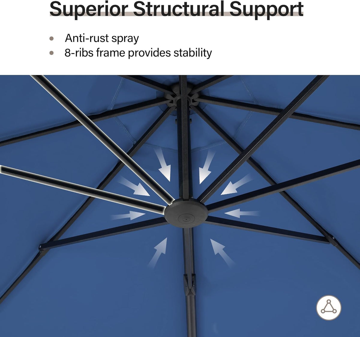11ft Cantilever Patio Umbrella T647