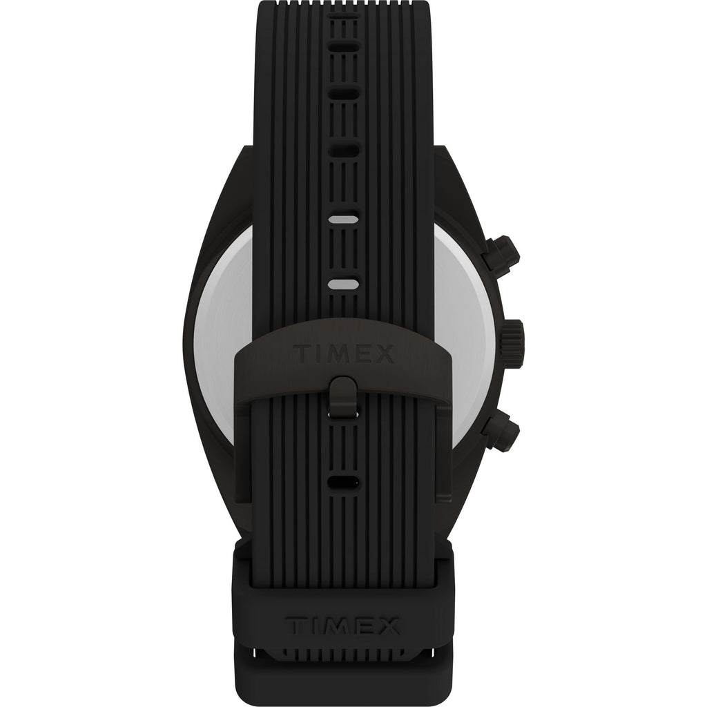 Men's Chronograph 41mm Watch Black Dial Gunmetal Case K71903