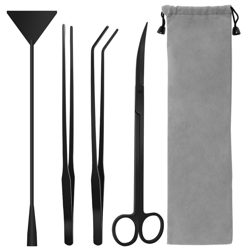 4 in 1 Stainless Steel Aquarium Aquascape Tools Kit N854276