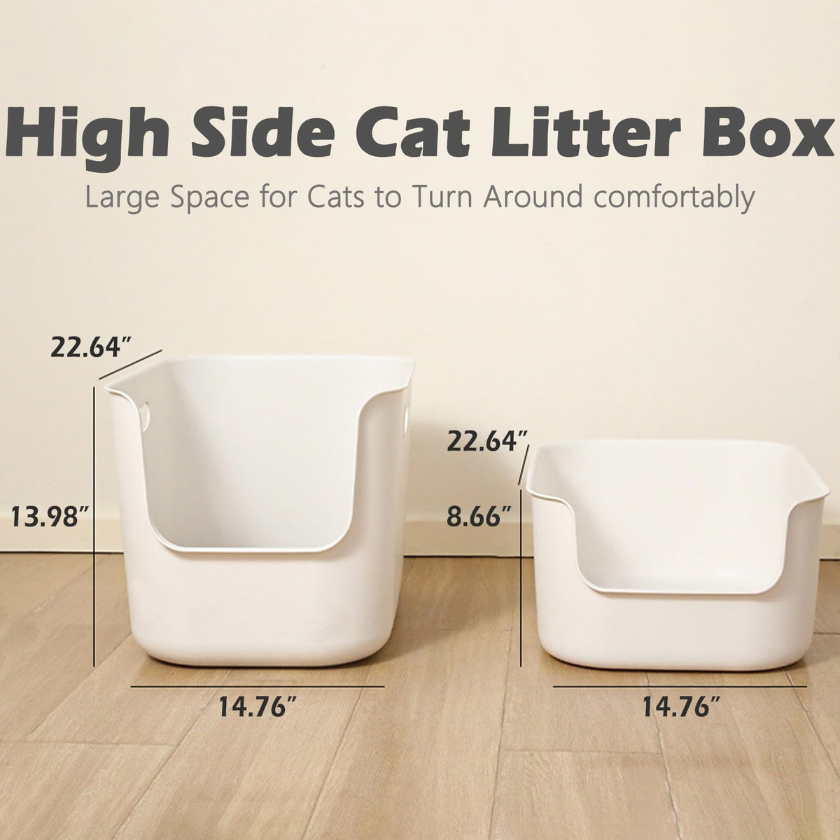 Extra Large High Sides Cat Litter Box F71155