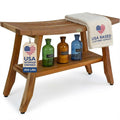 34-Inch Natural Teak Shower Bench B1773