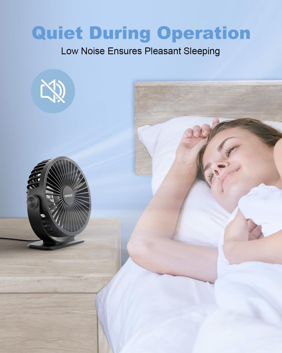 Black 2 Pack USB Powered Mini Desk Fan Z949