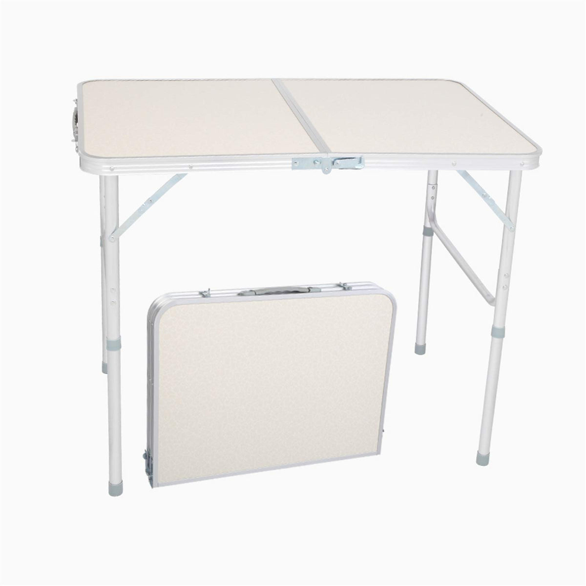 Folding Picnic Table 3FT Portable Camping Table White T203744