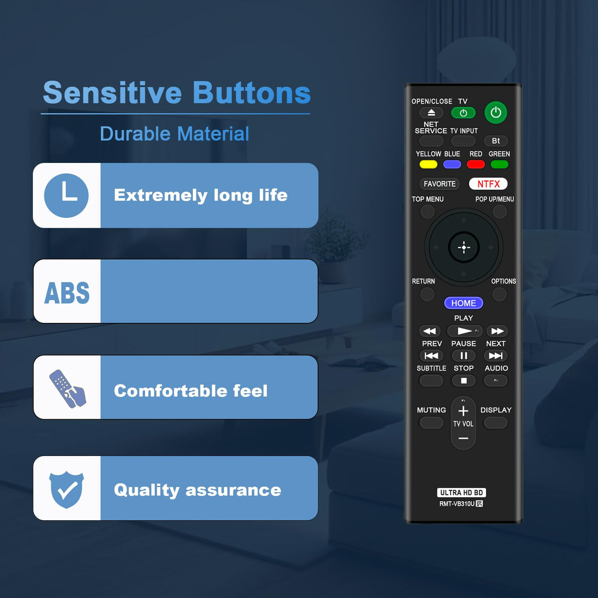 Replacement DVD Player Remote A811065