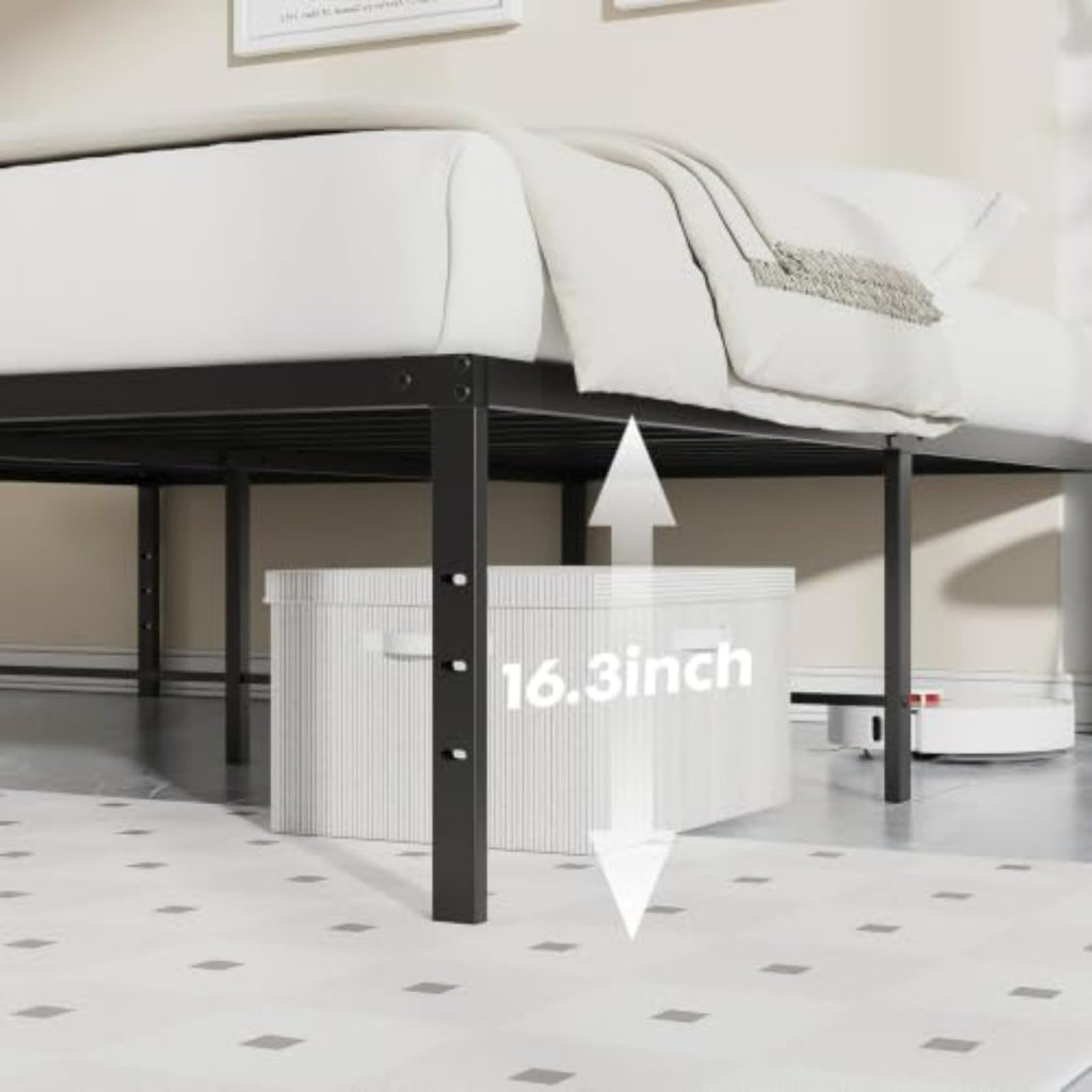 Queen 18 Inch Metal Platform Bed Frame K593
