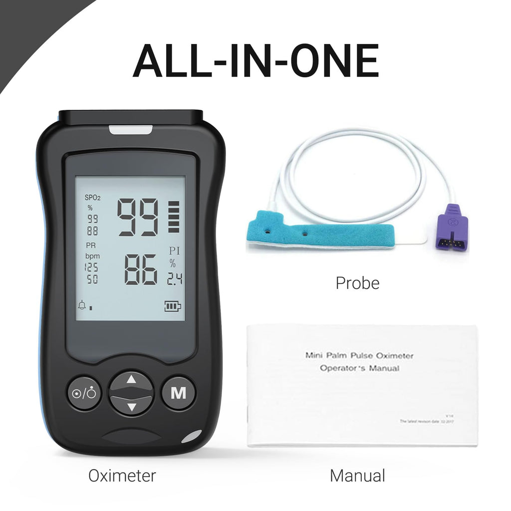 Handheld Pulse Oximeter with Wrap Probe A572
