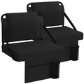 Adjustable Bleacher Chair with Back Support and Cup Holder N652484
