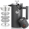 Gray 34 oz French Press Coffee Maker W325245