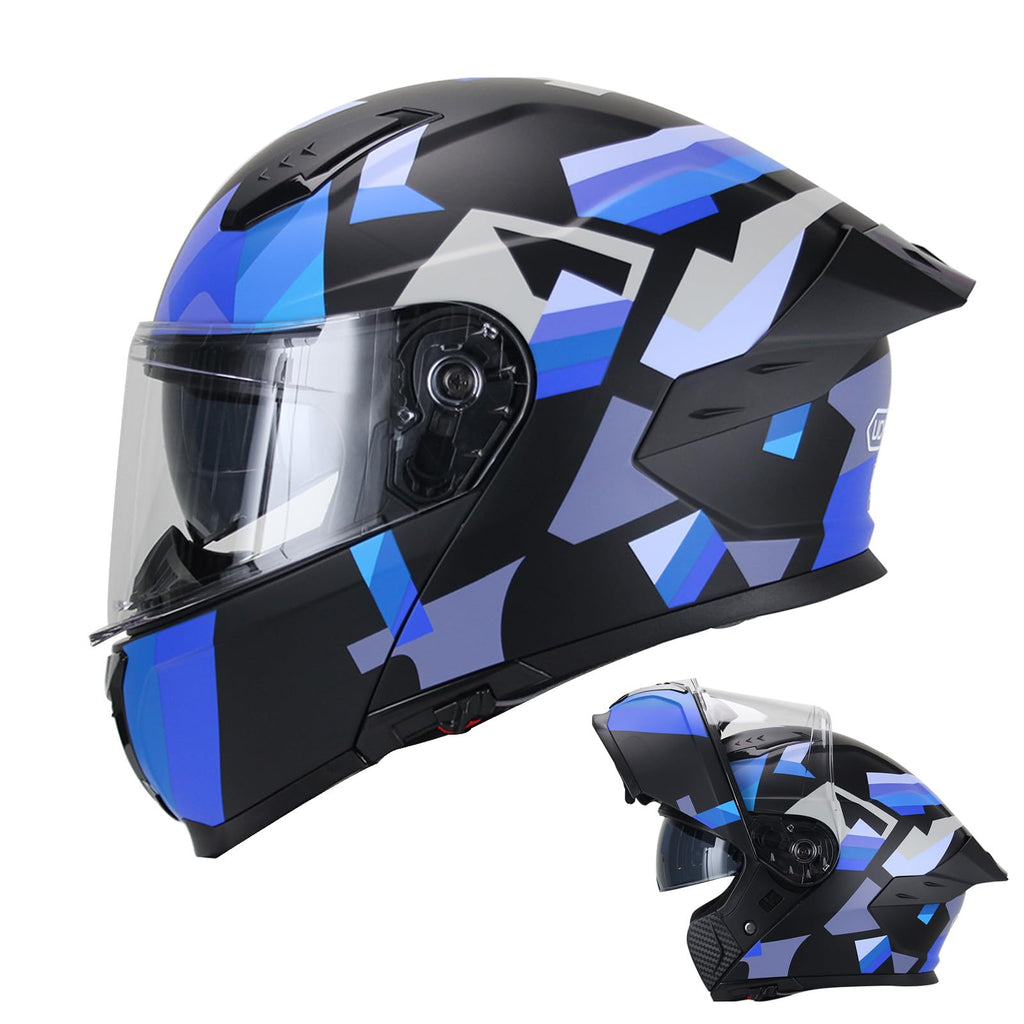 Heavy Duty Flip Up Modular Motorcycle Helmet H816