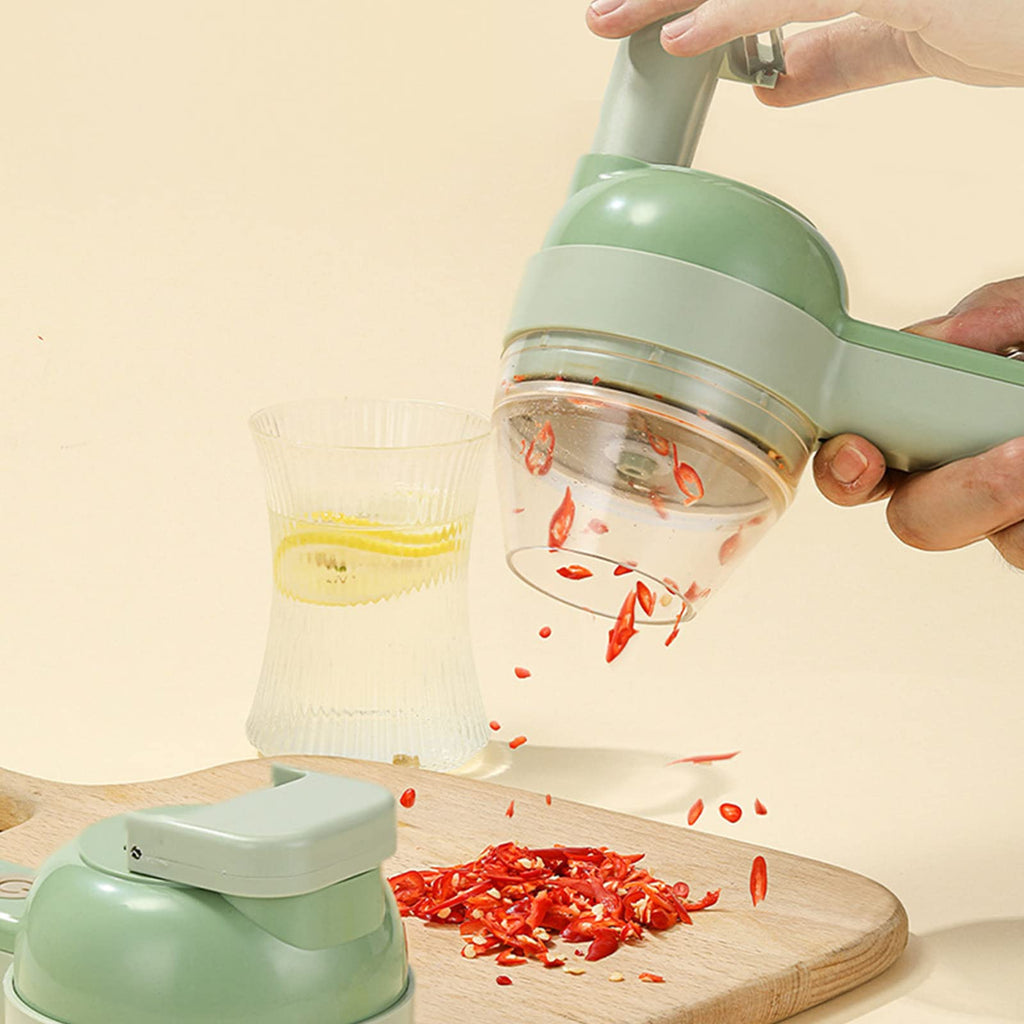 4 In 1 Cordless Electric Vegetable Cutter X2383