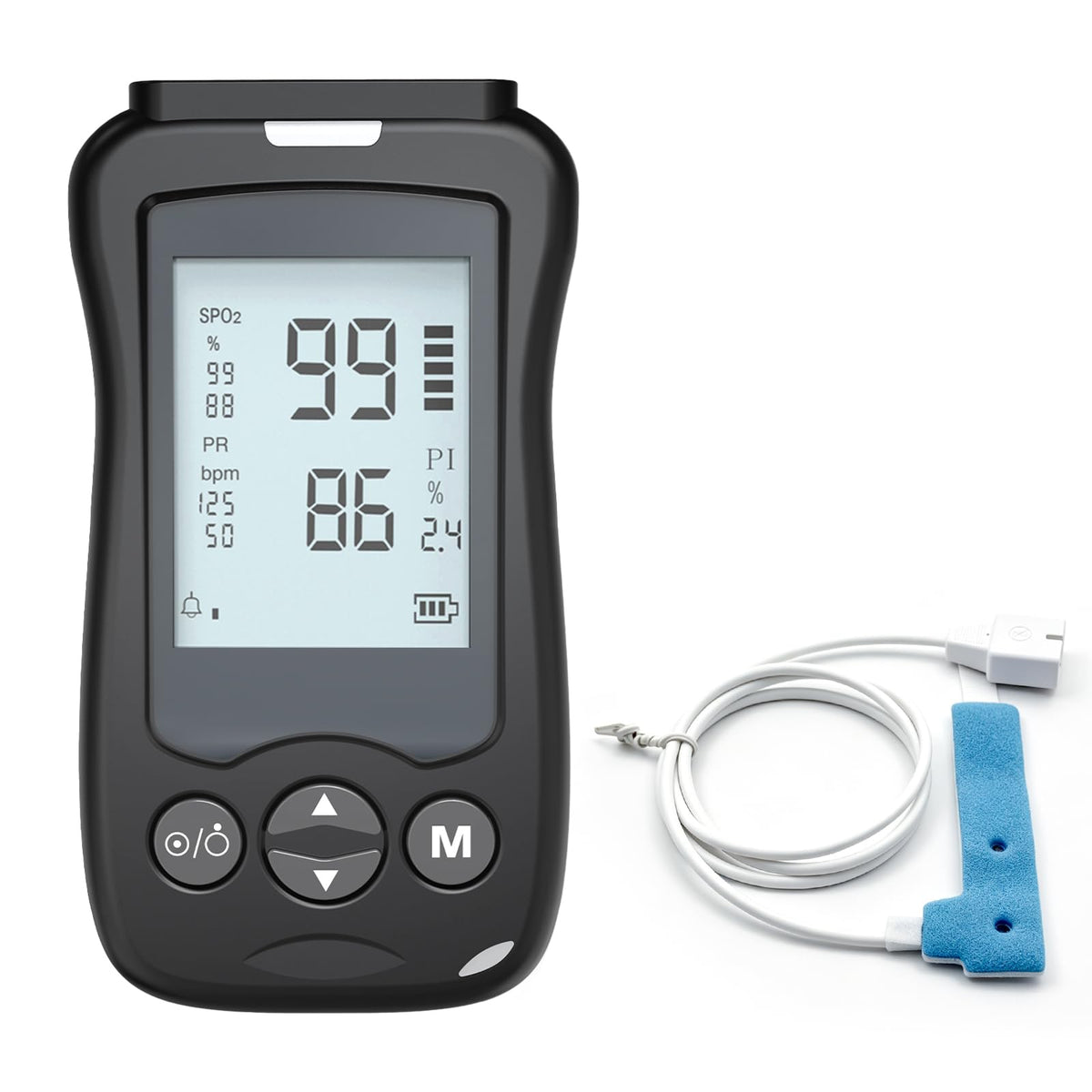 Handheld Pulse Oximeter with Wrap Probe A572