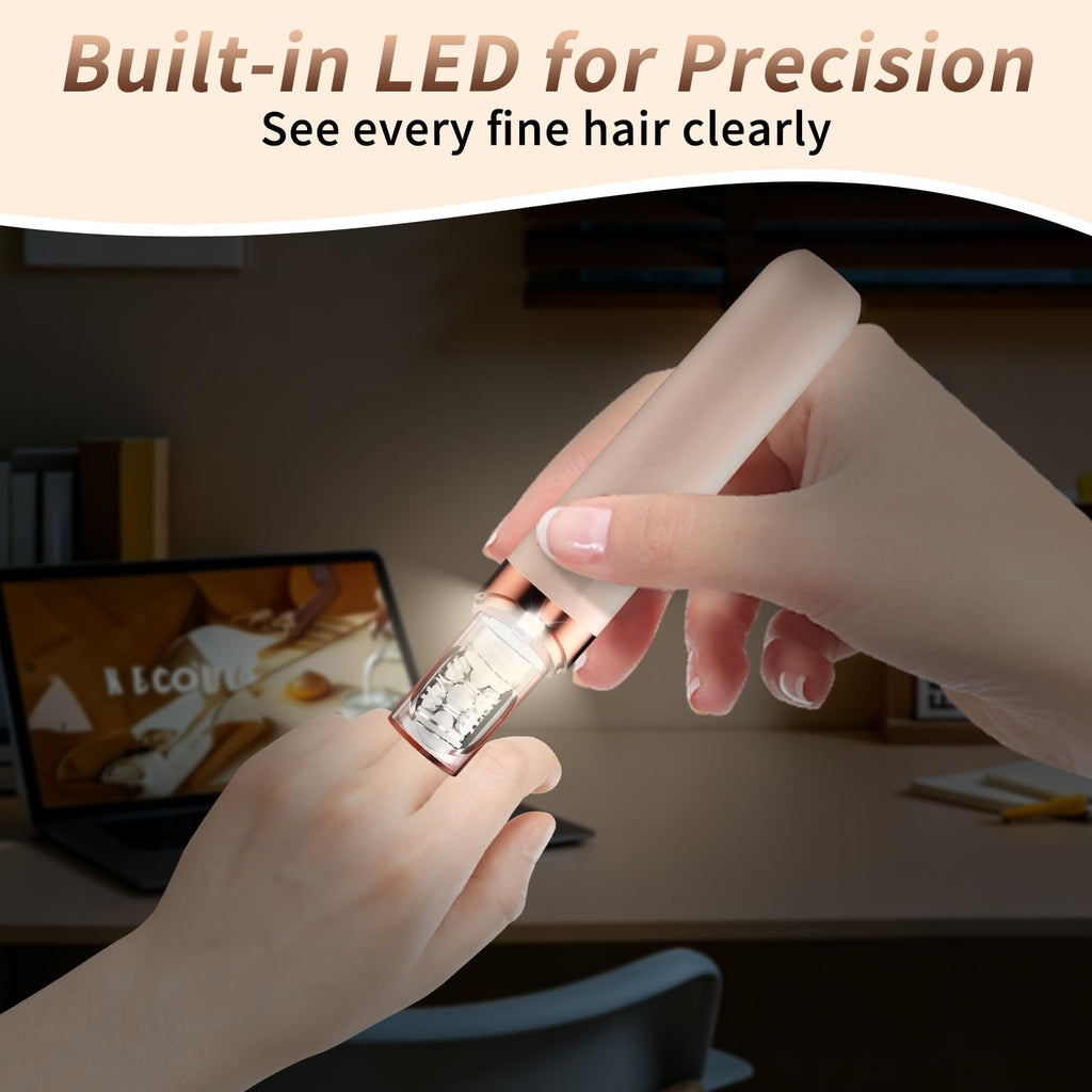 2-in-1 Rechargeable Epilator with LED Light U171463