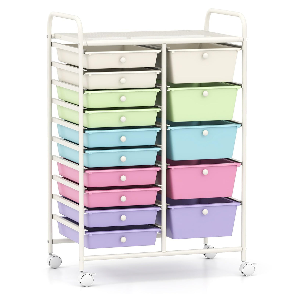 15 Drawer Rolling Storage Cart R39877