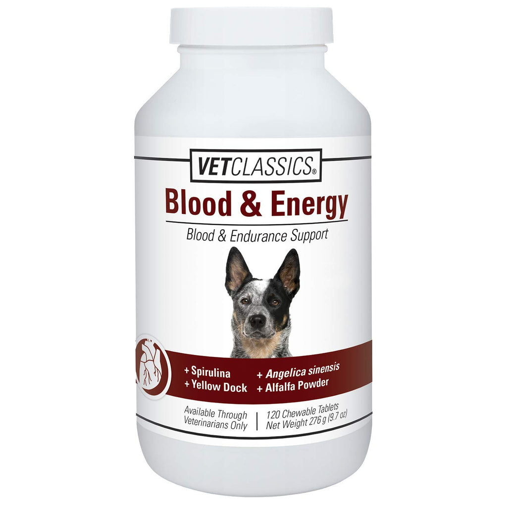 Blood & Energy Support Supplement for Dogs 120 Tablets Q503