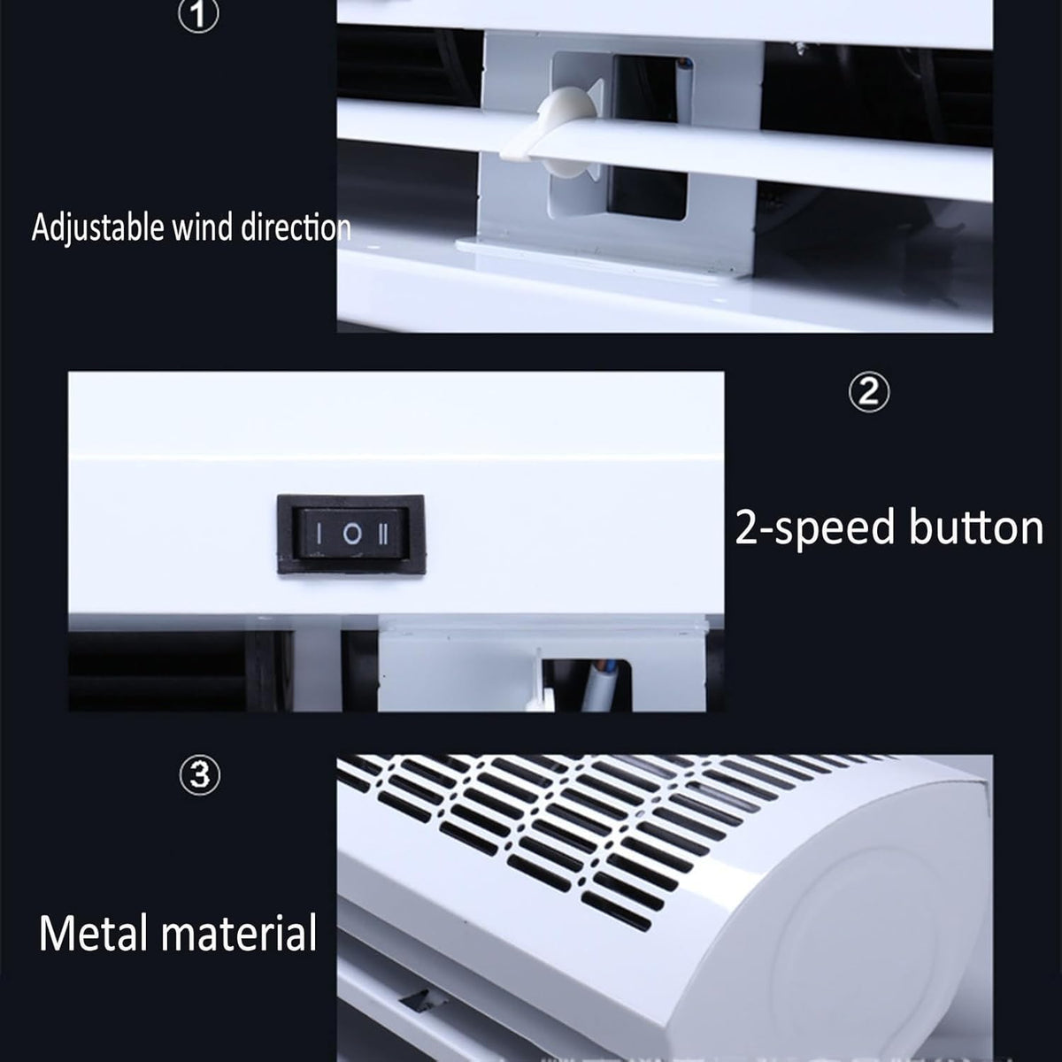Industrial Air Curtain with Remote Control G89449