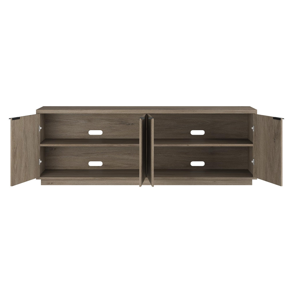70" Weathered Gray TV Stand E8248