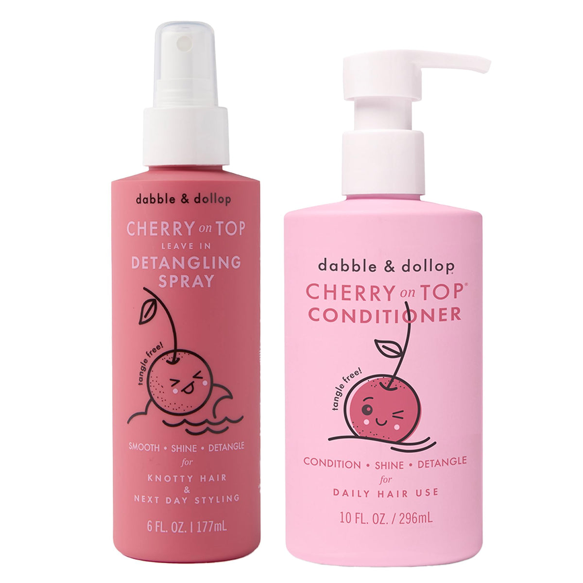 Kids Hair Conditioner & Leave-In Detangler Spray 2-Pack F472