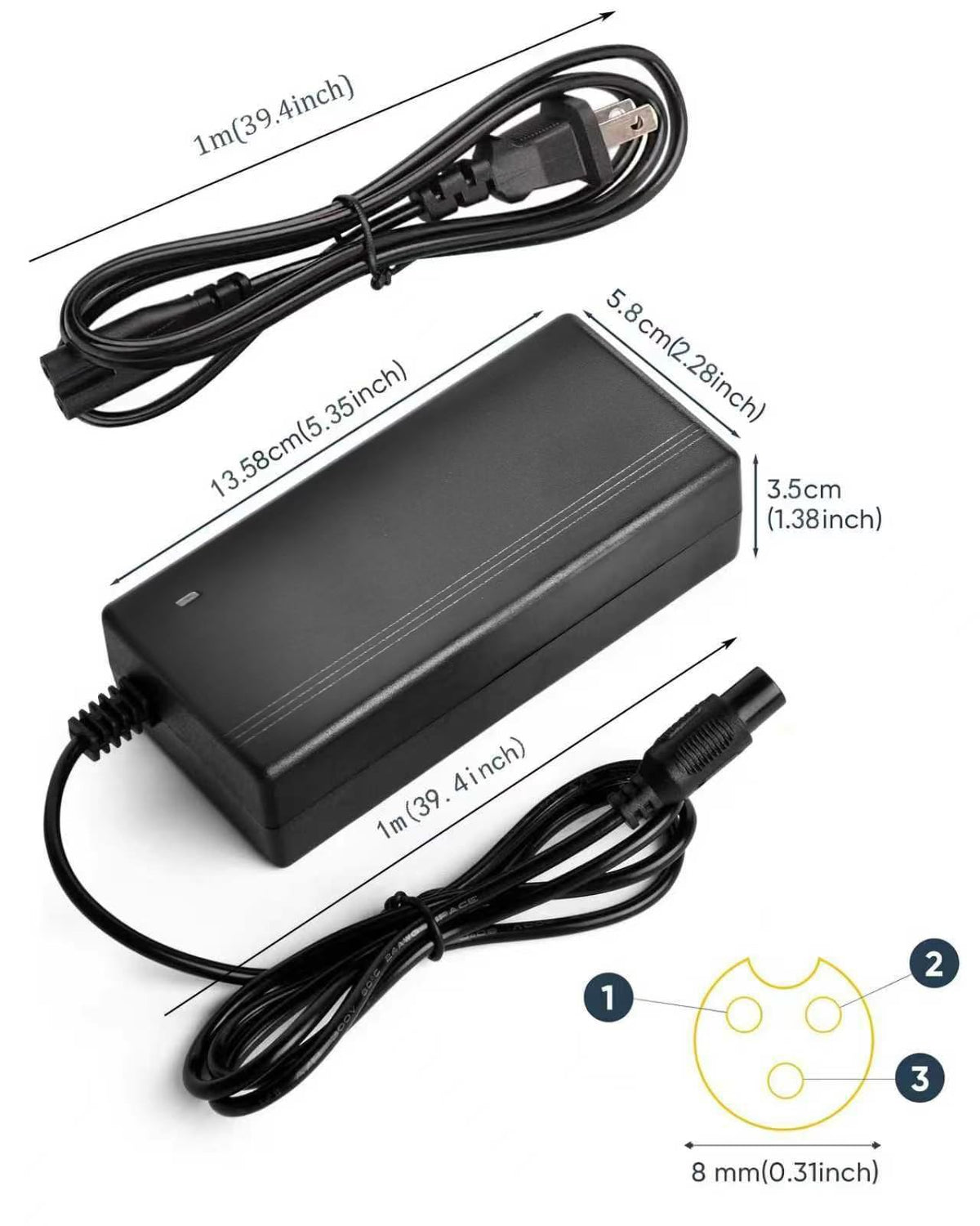 42V 2A Electric Scooter Charger O516826