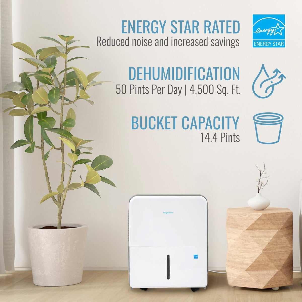 50 Pint Dehumidifier with LED Display H120