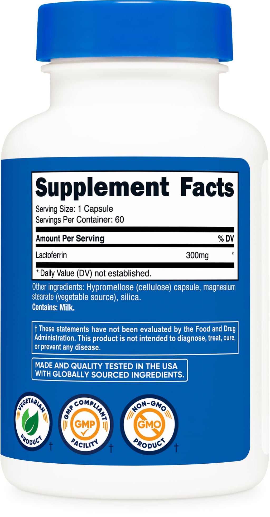 Lactoferrin Capsules 60 Capsules 300mg Q387