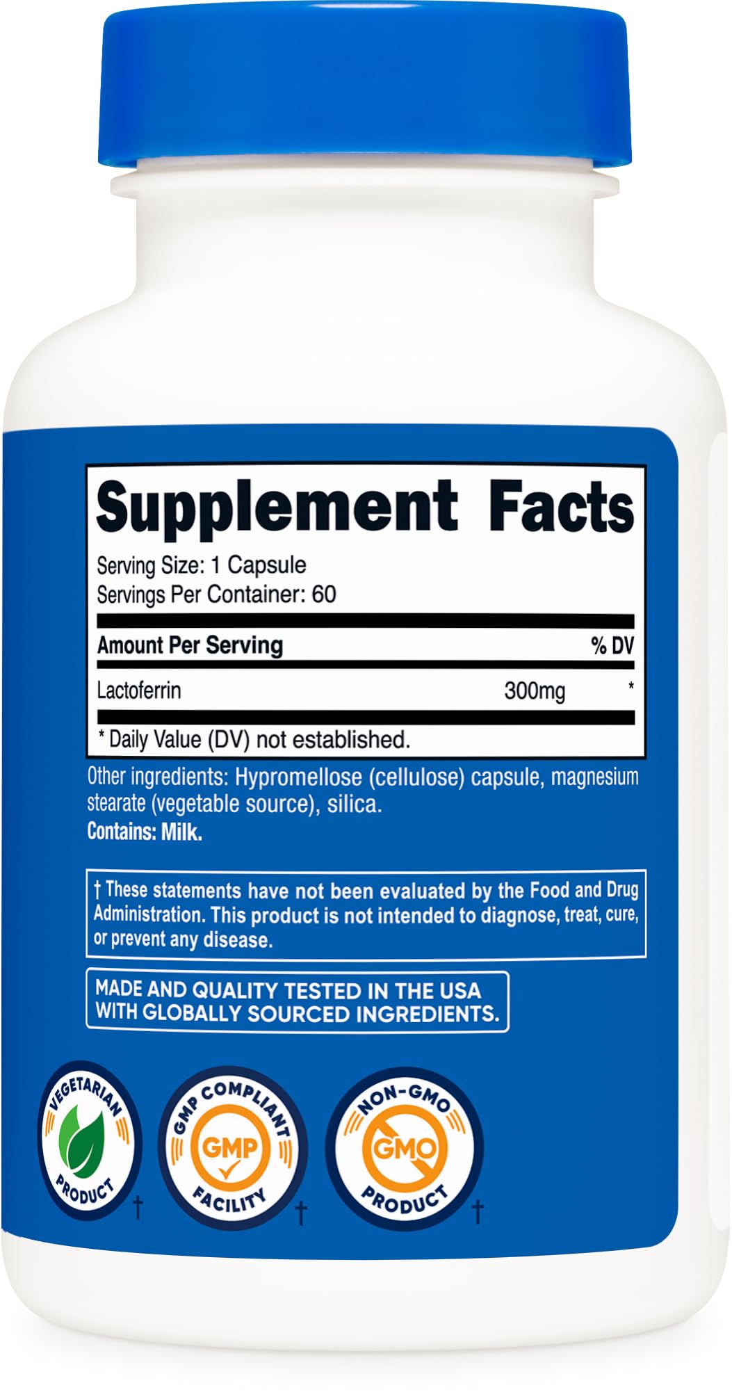 Lactoferrin Capsules 60 Capsules 300mg Q387