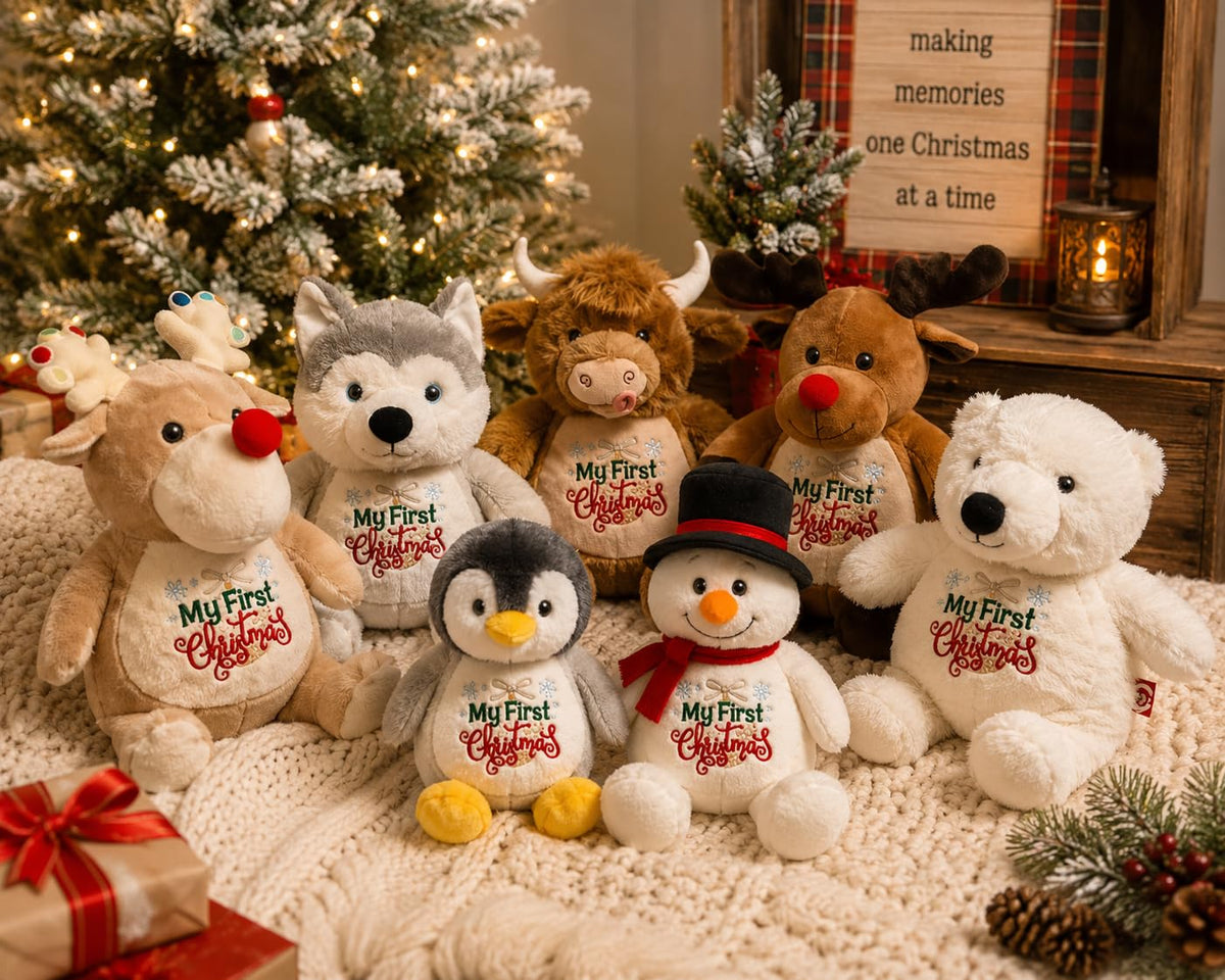 Embroidered My First Christmas Keepsake Plush O336178