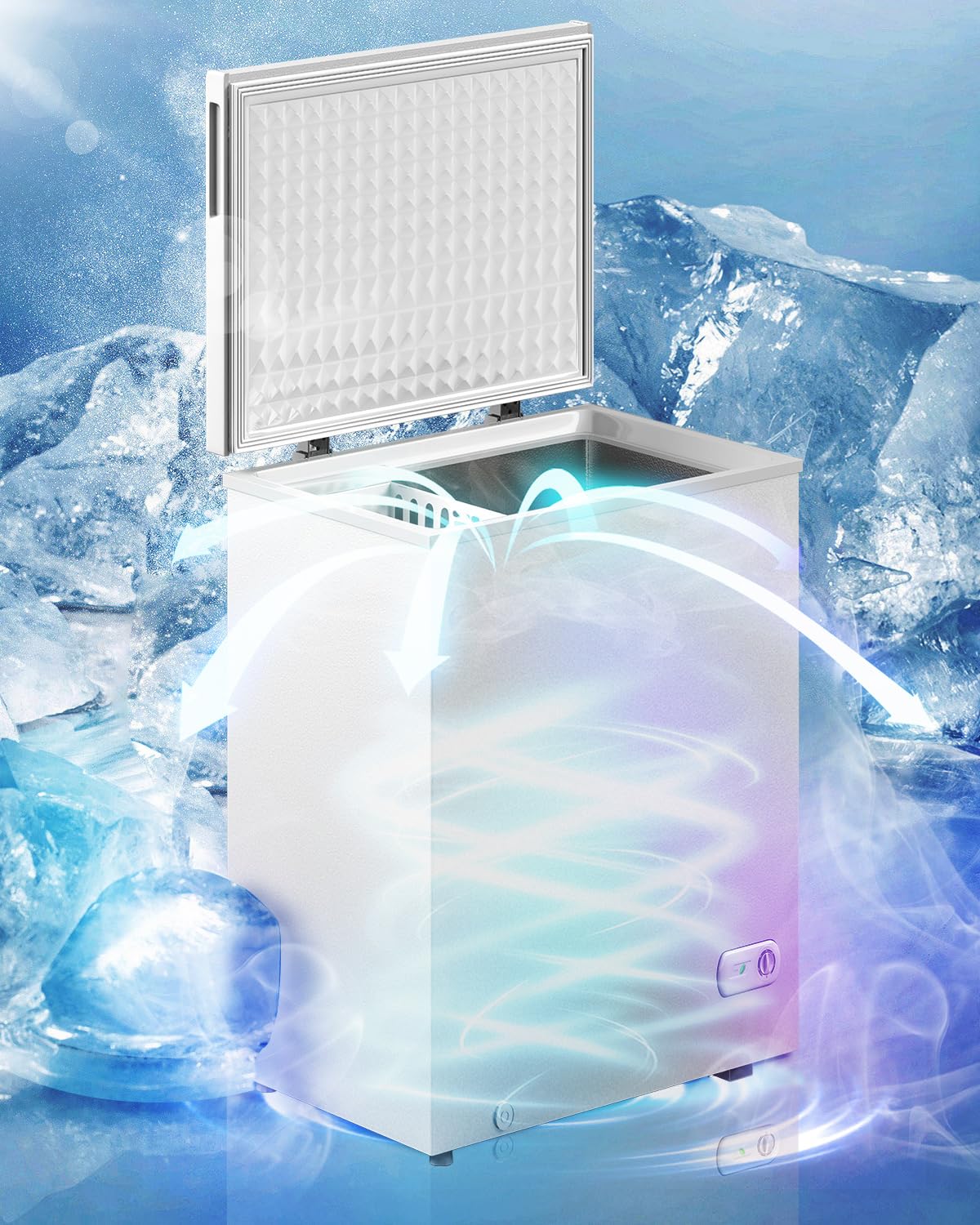 White 10.0 Cu Ft Chest Freezer B78413