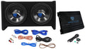 Dual 10" Car Subwoofer Enclosure with Mono Amplifier J656