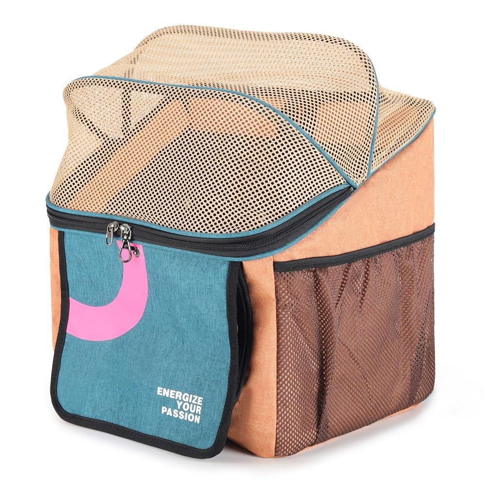Expandable Soft-Sided Pet Bike Basket with Breathable Mesh S83767
