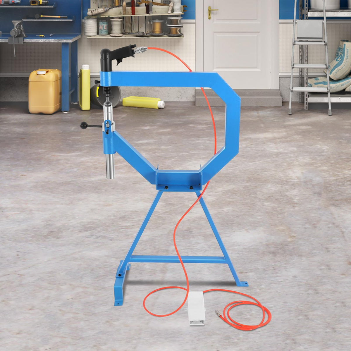 Pneumatic Planishing Hammer with Foot Pedal & Steel Stand O607