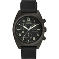 Men's Chronograph 41mm Watch Black Dial Gunmetal Case K71903