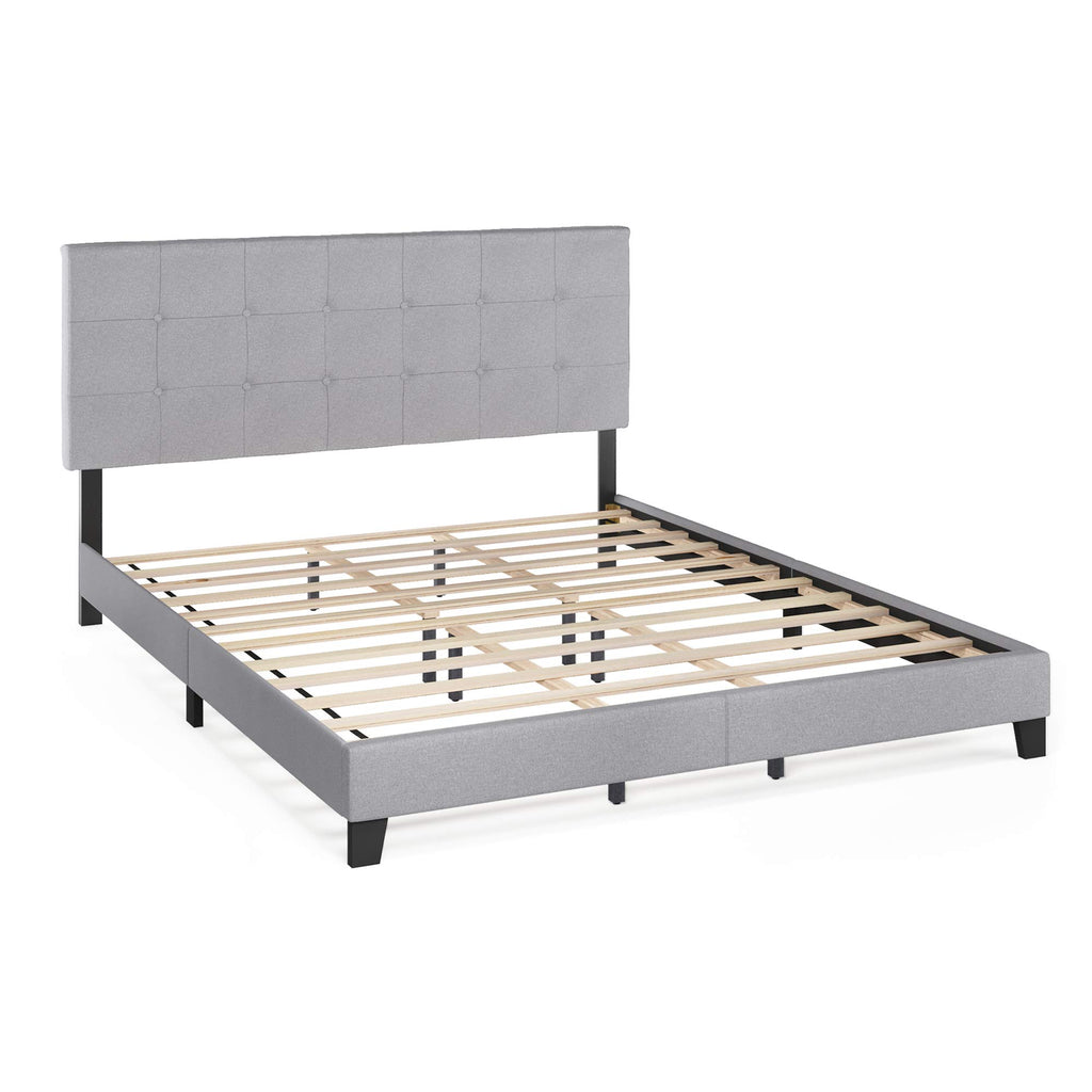 California King Upholstered Platform Bed Frame A662