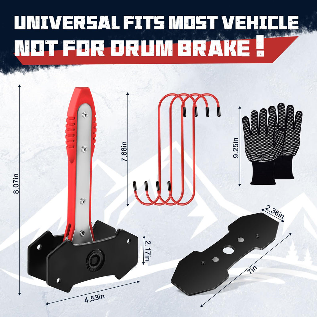 Brake Caliper Compression Tool with 2 Steel Plates J917633