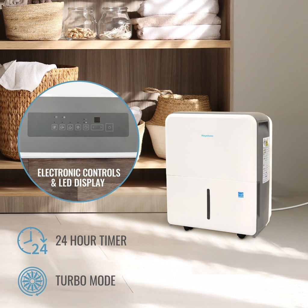 50 Pint Dehumidifier with LED Display H120