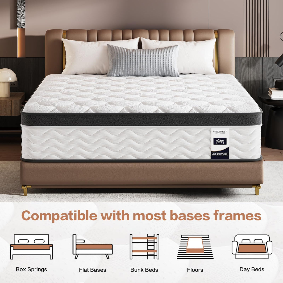 12 Inch Full Size Hybrid Mattress C70314