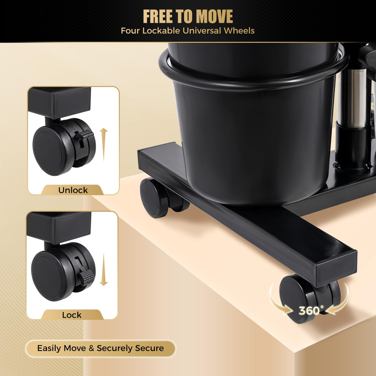 Portable Standing Shampoo Bowl with Drain Hose A44141