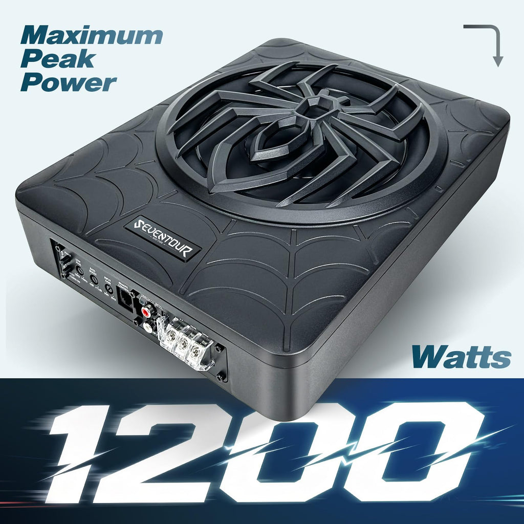 10" 1200W Powered Car Subwoofer with Amplifier O737