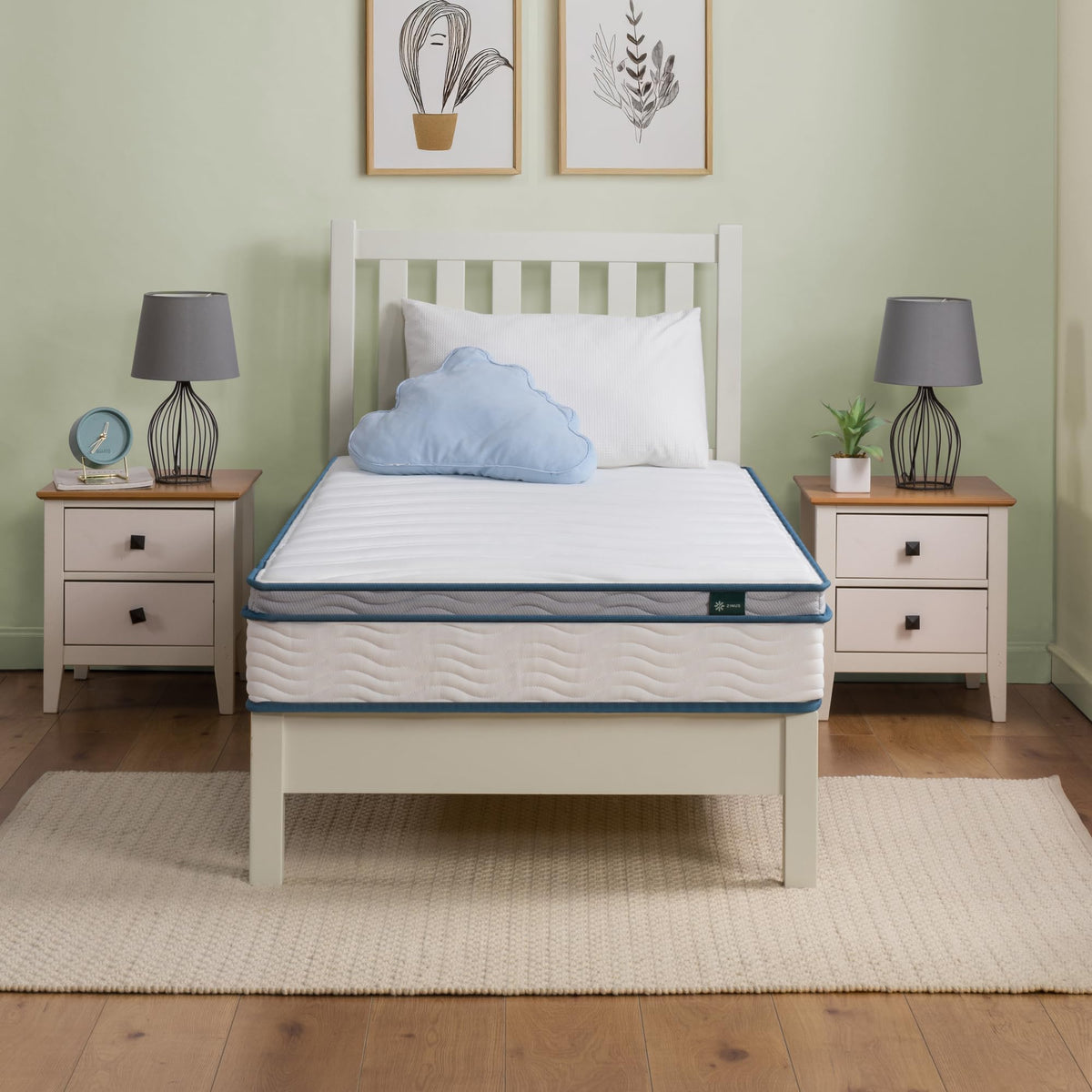 8 Inch Medium Firm Hybrid Mattress, Twin L22617