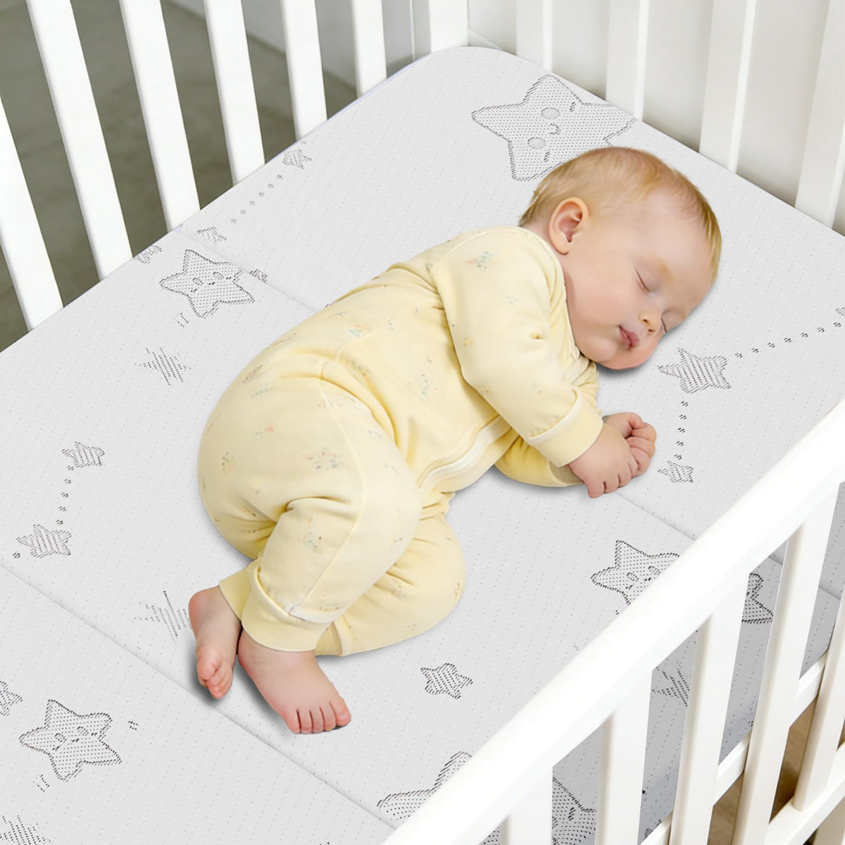 Portable Pack and Play Mattress with Washable Cover I371590