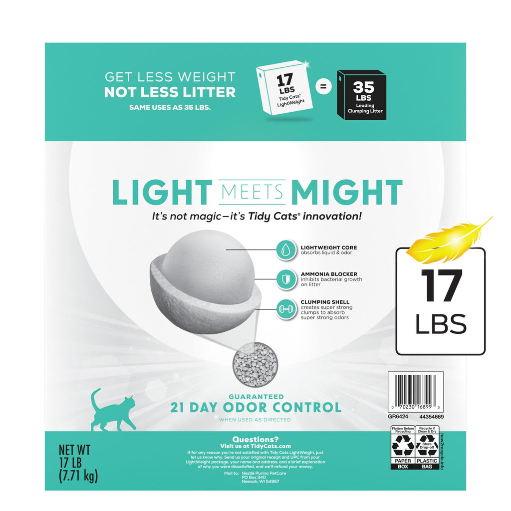 Low Dust Clumping Unscented Cat Litter 17 lb F2386