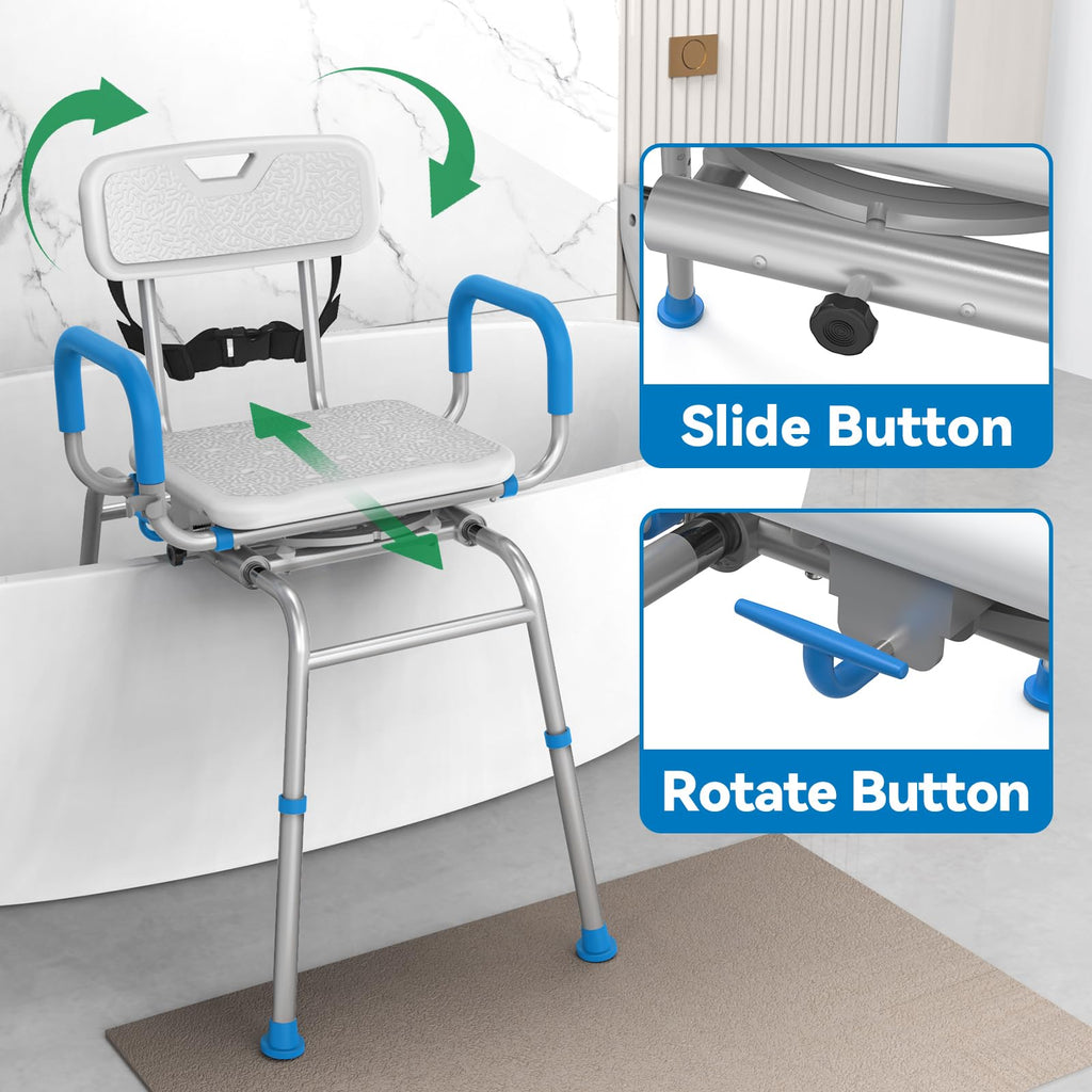 Sliding Shower Chair Tub Transfer Bench E317