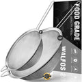 Large Fine Mesh Stainless Steel Strainer Set of 2 L54546